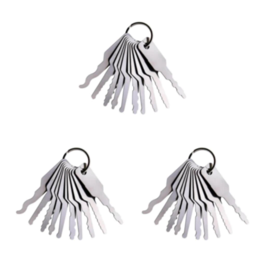 VONKY Durable 10x Car Jiggler Lock Key Set for Reliable Auto Car