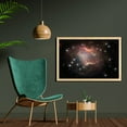 thumbnail image 2 of Constellation Wall Art with Frame, Deep down in Outer Space Complex Supernova Phenomenal Universe Image, Printed Fabric Poster for Bathroom Living Room Dorms, 35" x 23", Multicolor, by Ambesonne, 2 of 2