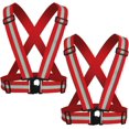 thumbnail image 1 of HUGFEGWE Reflective Strap Safety Vest Gear - 2-10 Pack Adjustable High Visible Reflective Running Gear for Women Men Night AZ824-9451, 1 of 7