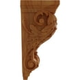 thumbnail image 3 of Ekena Millwork 8 1/2"W x 6 1/2"D x 14"H Large Wide Acanthus Wood Corbel, Red Oak, 3 of 4