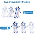 thumbnail image 4 of Robot de control remoto para niños, robot de juguete Rc programable inteligente con control de gestos, ojos LED y música, los mejores regalos de Navidad y cumpleaños para niños, 4 of 5