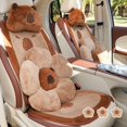 thumbnail image 4 of Reposacabezas de coche de felpa universal Four Seasons, almohada para el cuello del coche, cojín de respaldo suave y cómodo, soporte lumbar para el coche, 4 of 6