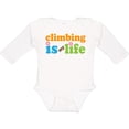 thumbnail image 3 of Inktastic Climbing Is My Life Boys or Girls Long Sleeve Baby Bodysuit, 3 of 5