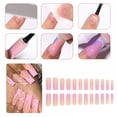 thumbnail image 6 of RAGUPEL 24Pcs Glue on Nails for Women,Pink Sequins Square Nails,Heart Nails Press Ons,Press on Nails Long for Party,Daily Life,Taking Pictures,Dating,Style1, 6 of 7