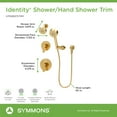 thumbnail image 5 of Symmons 6795BBZ15TRM Identity Hydromersion Pressure Balanced Shower System - Bronze, 5 of 7