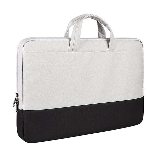Funda para computadora portátil Funda protectora para computadora Manija Maletín Bolsa impermeable, resistente a los golpes, forro suave acolchado - Negro Zhivalor CPB-SSW2113-3