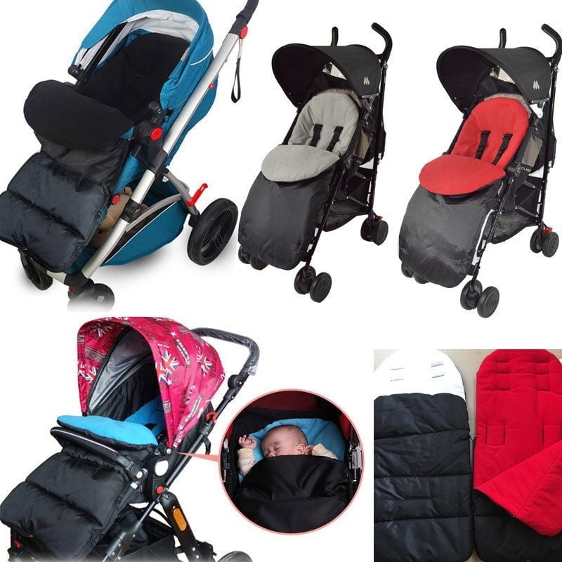 Universal Baby Stroller Foot Muff Cover Windproof Buggy Pushchair Warm Padded UK 