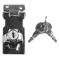 thumbnail image 2 of 2.5/ 3/ 4 Door Locking Hasp Staple Padlock Cupboard Shed Garage Lock W/ Keys, 2 of 9