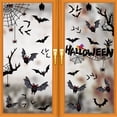 thumbnail image 4 of Lssam Halloween Window Clings and Stickers, Double Sided Bat & Spider Decals, Spooky Window Decor for Indoor Outdoor Halloween Party Supplies, 4 of 8