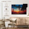 thumbnail image 5 of Elephant Stock Perfect Beach Sunset Wall Art - Horizontal Canvas Wall Art - Living Room Wall Decor - Beach Canvas - Brown And Orange Decor - 36" x 24", 5 of 8