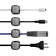 thumbnail image 1 of Clips para Gestión Cables 6 Piezas Magnéticos () Negros, 1 of 9