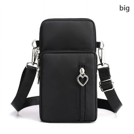 Mini Canvas Crossbody Bags Small Handbag Shoulder Messenger Bag Zipper Phone Bag