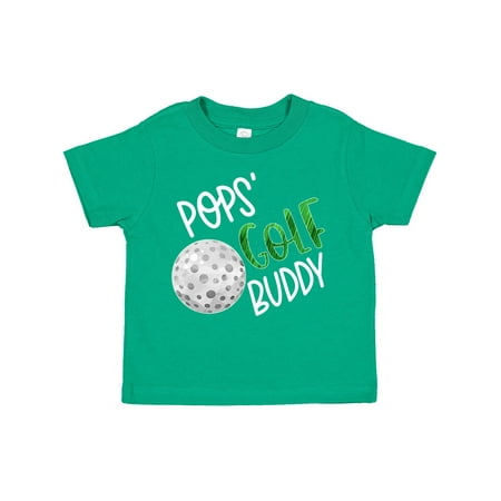 

Inktastic Pops Golf Buddy with Golf Ball Gift Toddler Boy or Toddler Girl T-Shirt