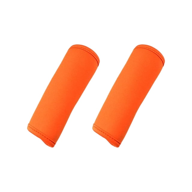 2 piezas de fundas multifuncionales para reposabrazos de manillar de Naranja Zulema Cubierta del manillar del cochecito