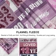thumbnail image 6 of LHSHID 12 Year Old Girl Birthday Gifts 12th Birthday Decorations for Girls 12th Birthday Gifts for Girls 12 Year Old Gift Ideas for Daughter Sister Bestie Flannel Throw Blanket Pink 30"x40", 6 of 7