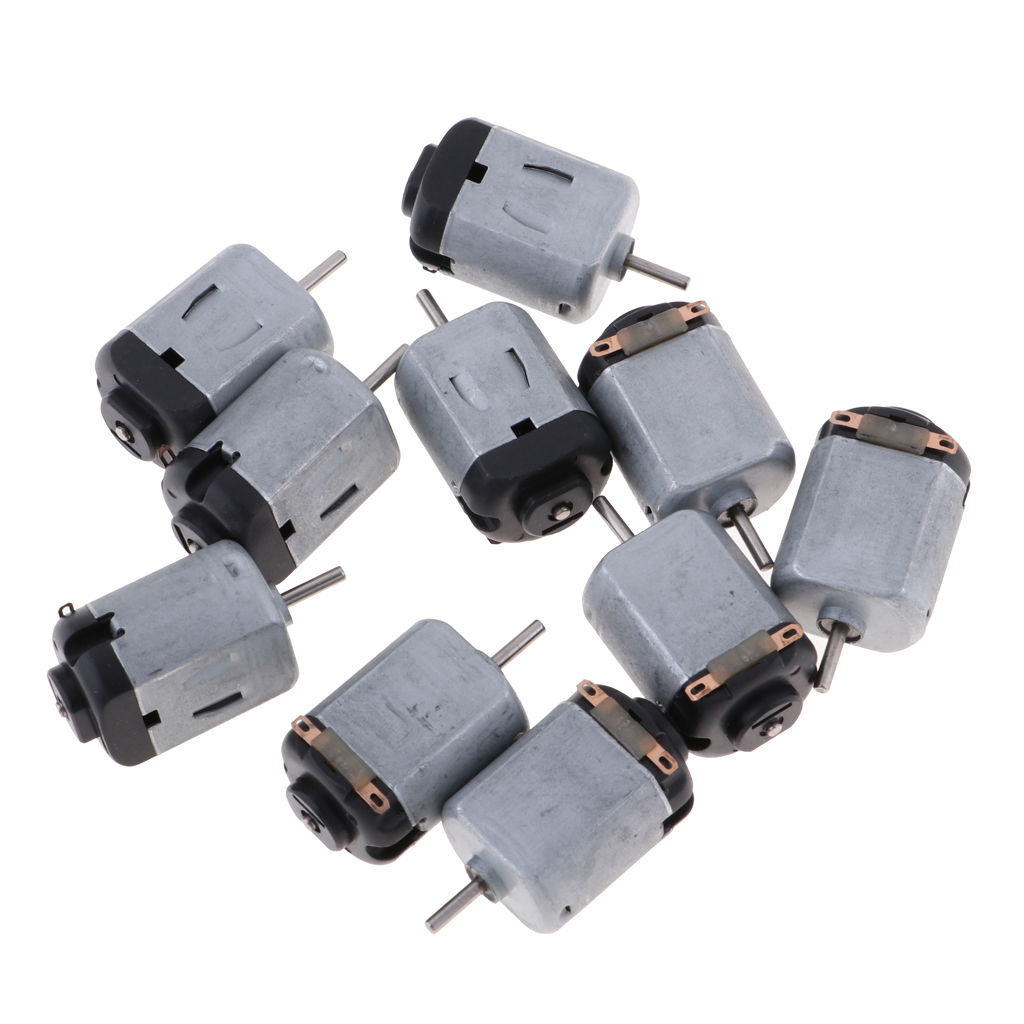 10 Pieces 130 Motor Toy Motors DC Small Motor Science Four - Car DIY  Accessory 