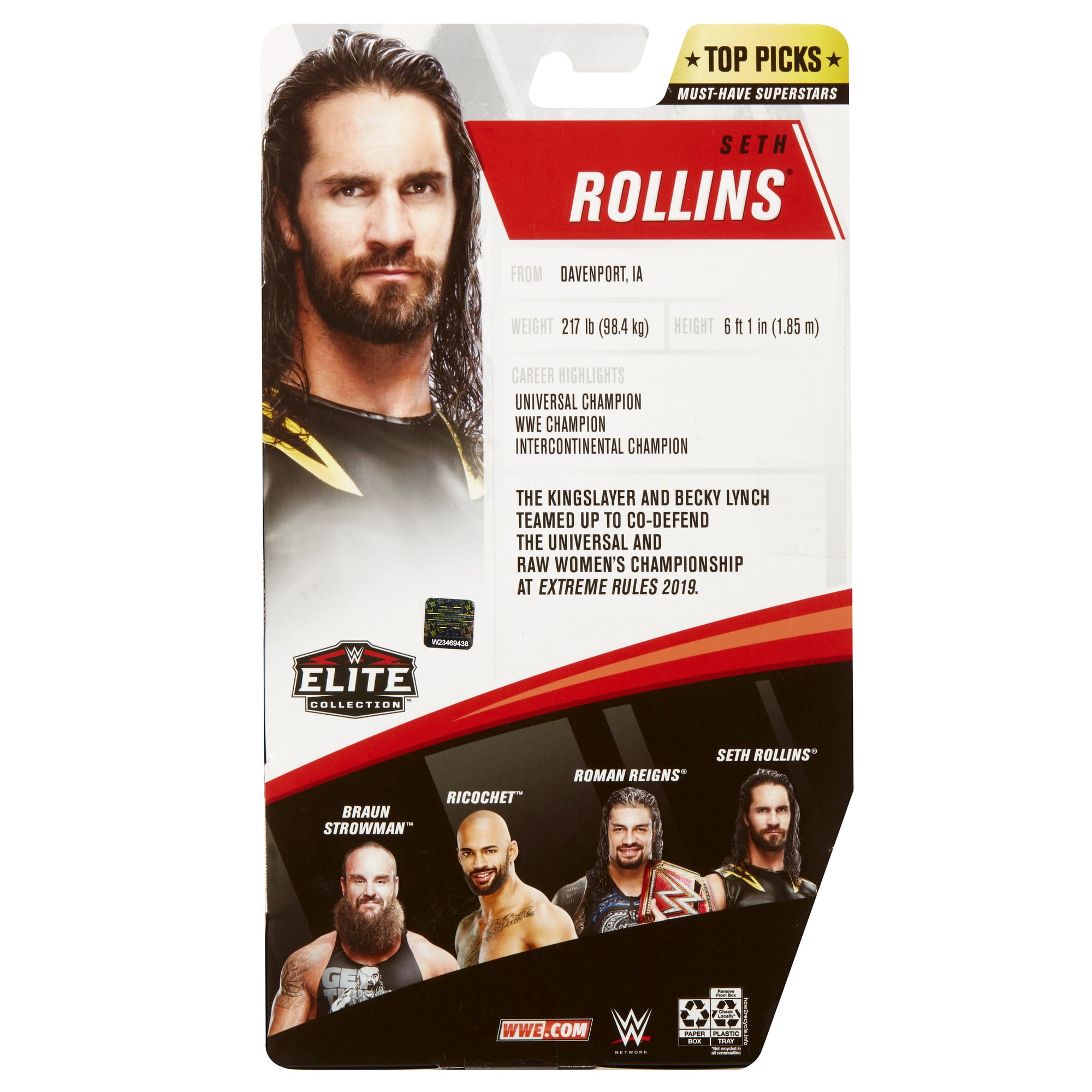 WWE Top Picks Seth Rollins Elite Collection Action Figure