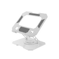 thumbnail image 2 of Foldable Laptop Stand Adjustable 360 Rotation Base Portable Steel Laptop Stand, 2 of 4