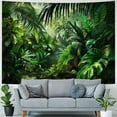 thumbnail image 4 of BCIIG  Green Jungle Tapestry, Tropical Tapestry Wall Hanging Rainforest Tapestries Green Tapestry Nature Tree Leaf Extra Large Wall Tapestry for Bedroom Living Room Home Decor  40x30inch, 4 of 6