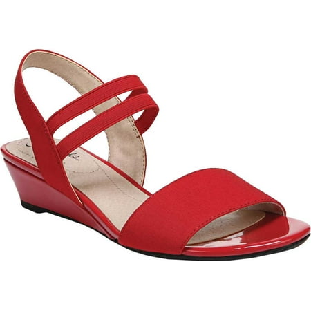 

Women s Life Stride Yolo Slingback Red Fabric 10 M