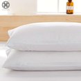 thumbnail image 3 of Luxtrada Set of 2 Premium 1800 Ultra-Soft Polyester Pillowcase Set with Envelope Closure Pillow Cover for Home Bedroom Hotel Travel (King Size,White), 3 of 11