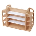 thumbnail image 3 of Estantería para casa de muñecas CUTICAT 4 niveles caqui Modelo de bricolaje, 3 of 8