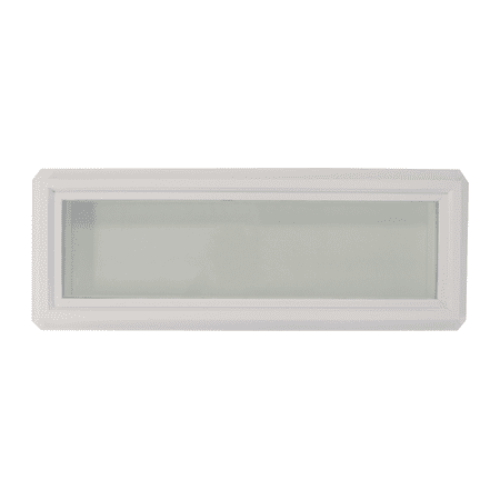 Shed Windows and More Transom Window 10" x 36" Double Pane Low E Tempered Clear Glass
