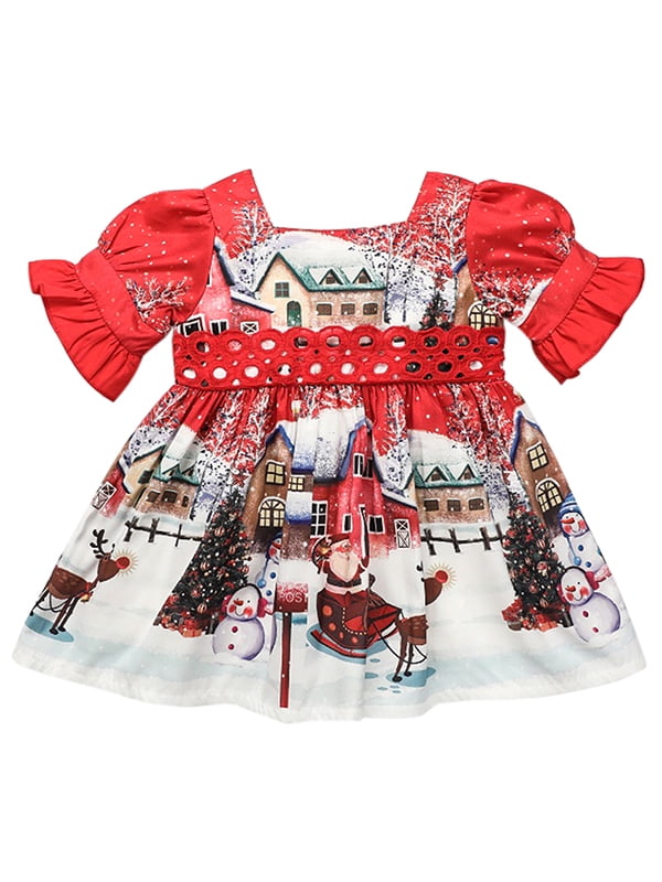 santa swing dress
