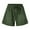 Army Green, variant on Zanvin Shorts for Women Casual Elastic Waist Shorts with Pockets Comfy Drawstring Splice Loose Pants, Green, XXXXL