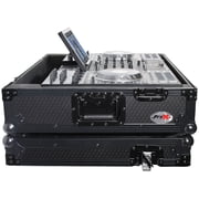 ProX XS-PRIME4 WBL Case Fits Denon PRIME4 Case W/ Wheels BLACK on BLACK 1U