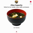 thumbnail image 4 of 2044  Plastic Soup Bowl For Ramen Udon Pho Noodle Poke Cereal 23 Oz Microwave And Dishwasher Safe Made In, 4 of 5