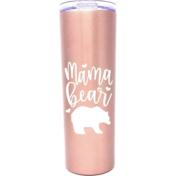 Mom Gift Coffee Mug - Mama Bear Tumbler - Mom Cup - Cute Gifts for Mother, New Moms for Christmas, Birthday, Mother's Day