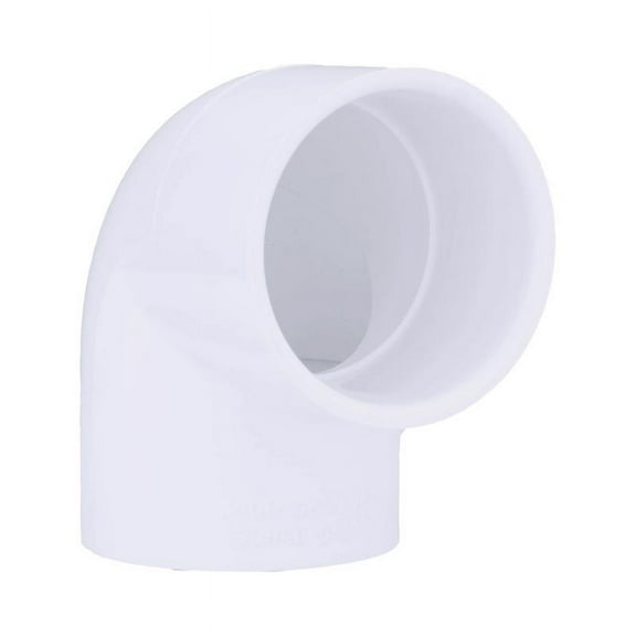 PVCL212 Schedule 40 PVC 90 Degree Elbow, 2-1/2 Inch