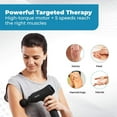 thumbnail image 3 of Homedics Active Fit  Pro Plus Percussion Cordless  Full Body Massage Gun, Black, 3 of 11