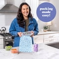 thumbnail image 3 of Fit & Fresh Evelyn Quilted Insulated Lunch Tote for Women, Blue Floral Print, 3 of 11