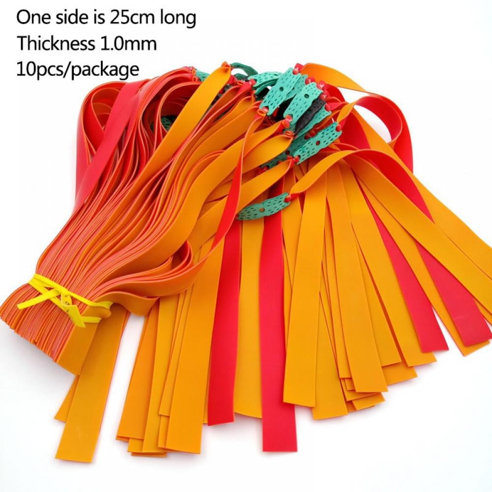 Details about   Rubber Bands Bungee 6 Strips Elastic Powerful Catapult Hunting 