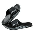 thumbnail image 5 of Men's Slippers Summer Outdoor Indoor Quick Drying Bathroom Comfortable Couple Unisex Non- Open Toe Slides For Casual Wear, 5 of 5