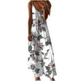 thumbnail image 2 of Qiopertar Robe d'Été Imprimée Décontractée Sans Manches Col en V pour Femmes en Solde Livraison Gratuite à Moins de 5$ jusqu'à 90 % de Réduction, 2 of 5