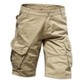 thumbnail image 2 of SHIXIAOO Pantalons Cargo d'Été pour Hommes Couleur Unie Poche Attache Grande Taille Shorts de Lavage Pantalons de Cuisine pour Hommes Mousse à Mémoire Pantalons pour Hommes 42x34 Vêtements de Travail de Construction pour Hommes Pantalons Cargo pour Hommes Ample Grand et, 2 of 7