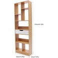 thumbnail image 2 of Tall Bookcase Organizer with Open Shelves 8 Cubes Wood, 2 of 7