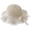 H-beige, variant on Summer Breathable Straw Hat Foldable UV Protection Bowknot Wide Brim Floppy Beach Sun Visor Hats for Little Girl Kids
