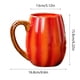 thumbnail image 2 of Tazas de calabaza, tazas de café de cerámica y taza de té, taza con forma de calabaza de cerámica naranja novedosa, 2 of 6