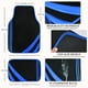 thumbnail image 2 of Alfombrillas CAR PASS de piel sintética azul, impermeables, 4 piezas, 2 of 9