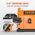 thumbnail image 4 of VEVOR Professional Belt Sander, 6" Disc Sander and 4 x 36 in. Belt Sander with 5A Induction Motor Cast Aluminum Worktable for Woodworking, Metalworking, 4 of 9