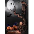 thumbnail image 4 of EREHome Polyester Fabric 5x7ft Background For Photography Halloween Pumpkin Monster Photo Backdrops, 4 of 4