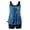Navy, variant on Blouson Tankini Swimsuits for Women Tie Dye Modest Tankinis Two Piece Bathing Suits with Swim Shorts(Sky Blue M)