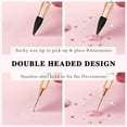 thumbnail image 3 of [Pack of 1] Nail Rhinestone Picker with Lid, Dual-ended DIY Nail Art Pens, Rhinestone Dotting Pen for Nail Gems Stones Crystals, Black, 3 of 5