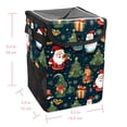 thumbnail image 5 of Christmas Foldable Mini Trash Can for Car with Lid, Leak-proof Hanging Storage Bag - Car Garbage Can, 5 of 6