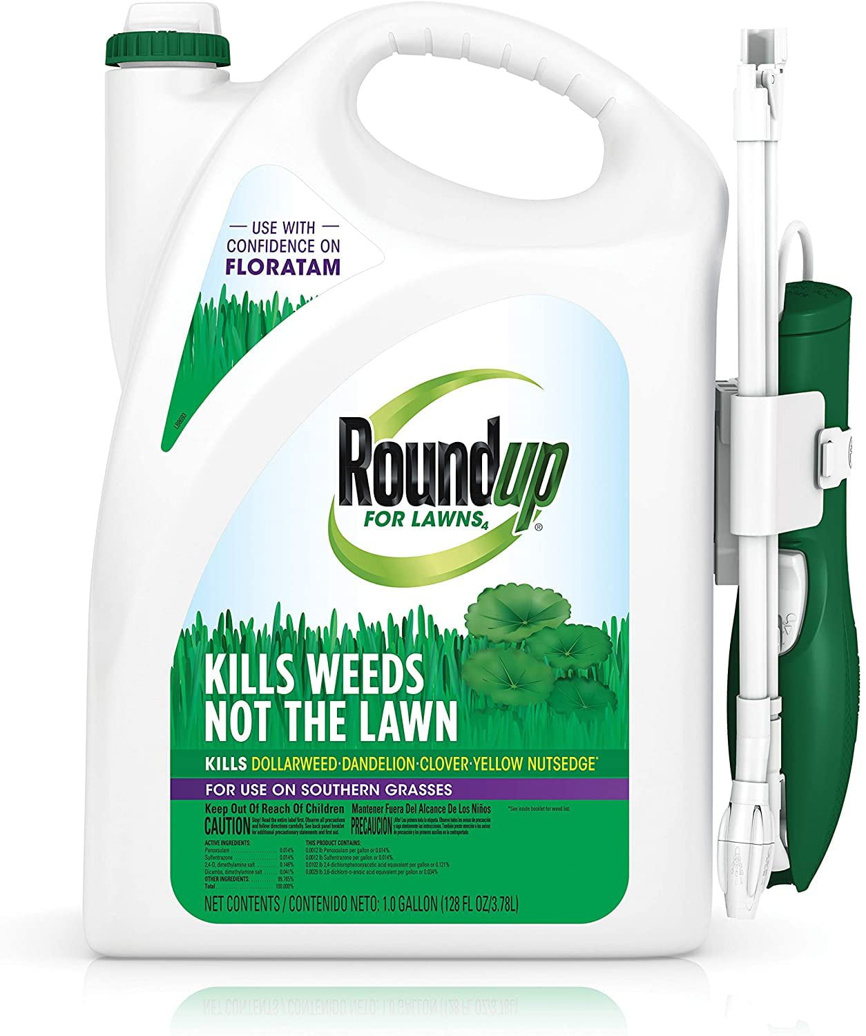 Roundup For Lawns4 Ready To Use On Southern Grasses Bluegrass Fescues Kills 