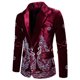 thumbnail image 2 of Nuevo traje de un botón para hombre, traje de estilo étnico, traje de mejor hombre para hombre Pompotops oipoqjl11783, 2 of 7